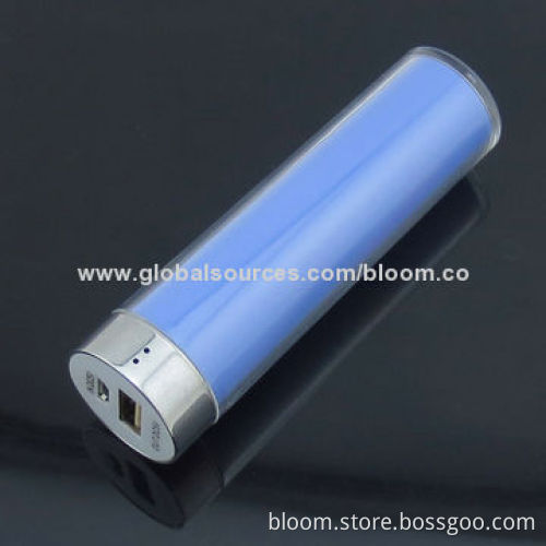 Cylinder 2,200mAh Power Bank Cases for iPhone/iPad/iPod, with CE/FCC/RoHS Mark